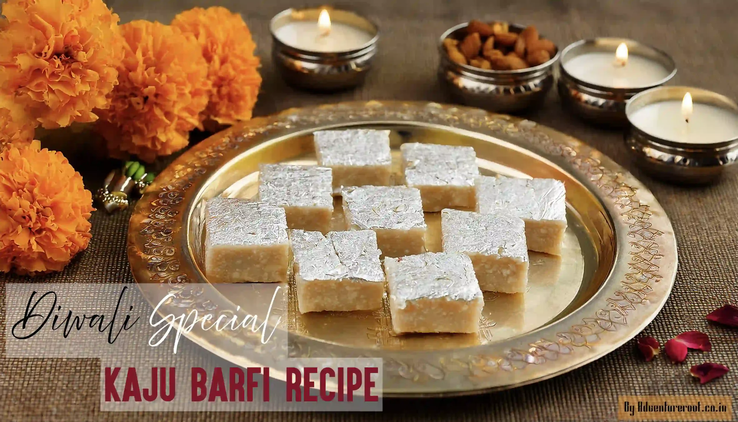 Diwali Special Kaju BArfi recipe