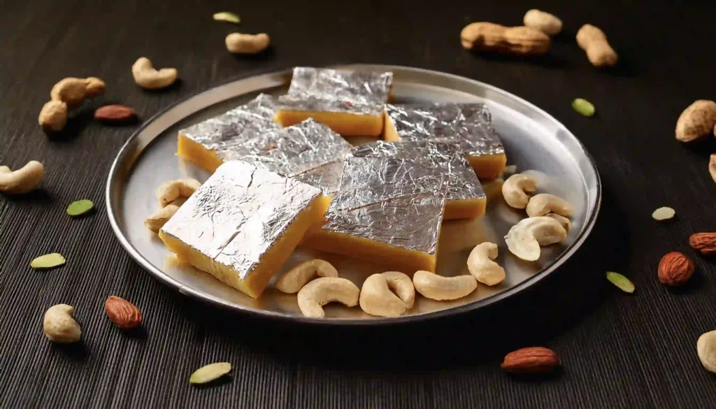 Kaju Barfi or Kaju Katli